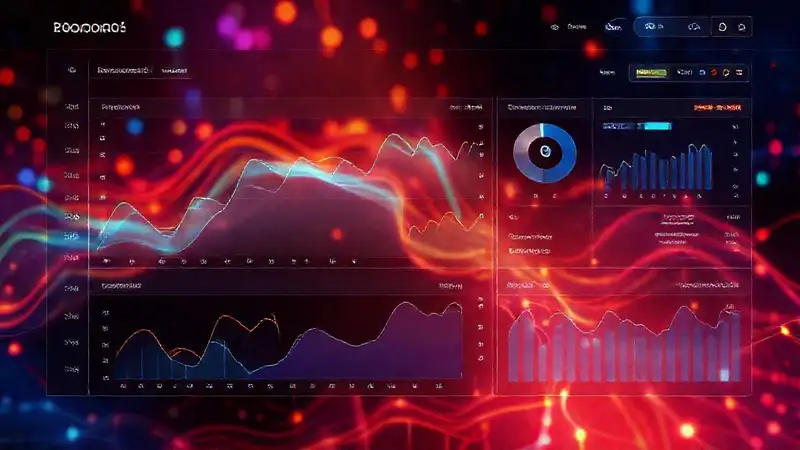 Un panel digital muestra datos brillantes