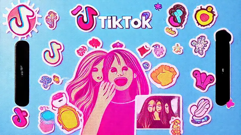 TikTok: estética digital juvenil y vibrante