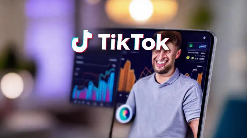 TikTok: interfaz alegre y dinámica