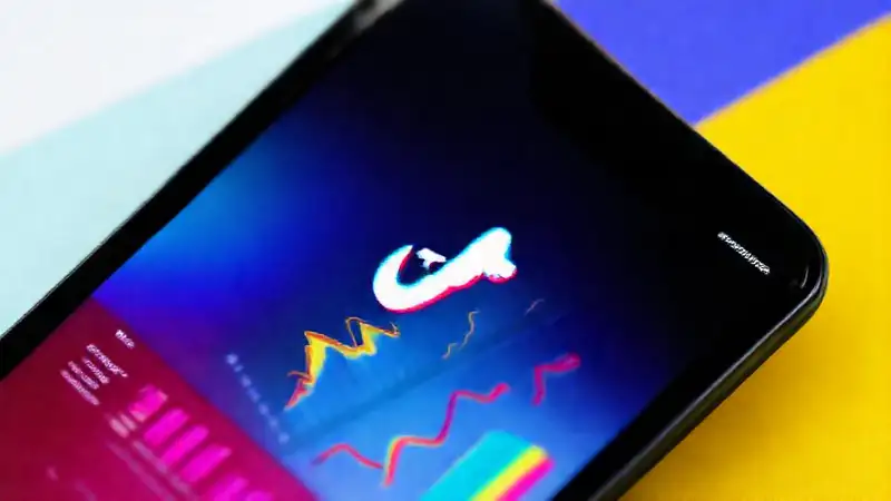 TikTok muestra datos sociales coloridos y dinámicos