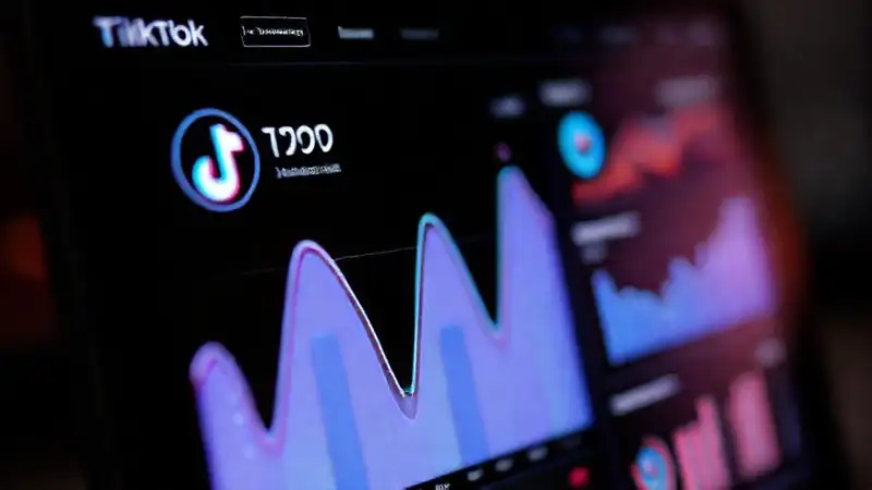 Análisis de tendencias en TikTok vibrante