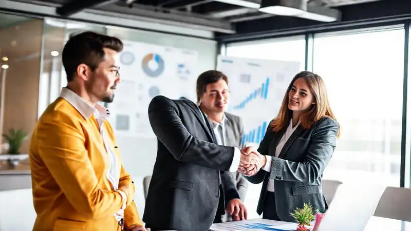 Reunión estratégica, análisis y colaboración profesional