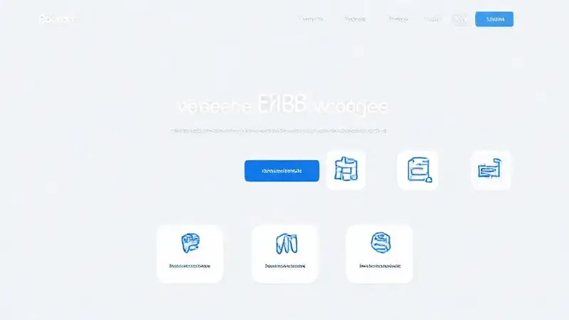 Una página B2B limpia y profesional