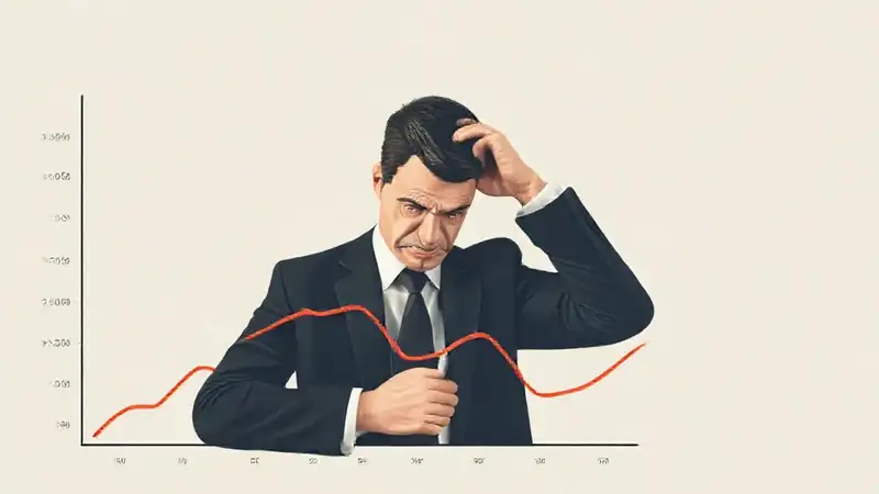 El gráfico muestra una venta descendente preocupante