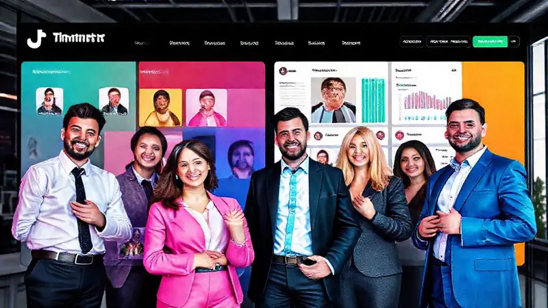 TikTok corporativo: estética digital y vibrante