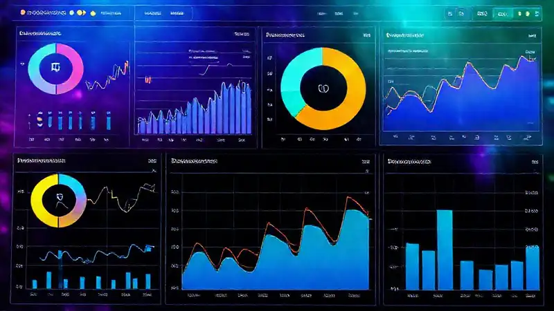 Visualizaciones digitales profesionales monitorizan el rendimiento online