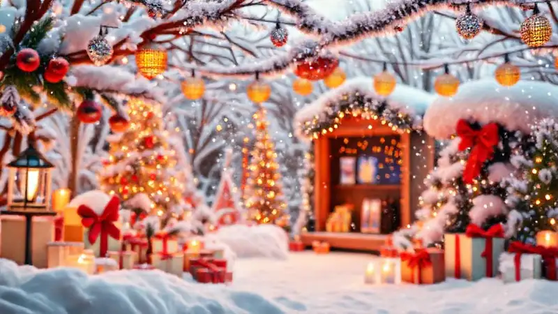 Decoración navideña: espíritu festivo y elegante