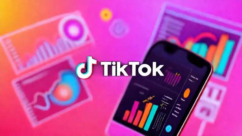 TikTok presenta datos visuales coloridos y dinámicos