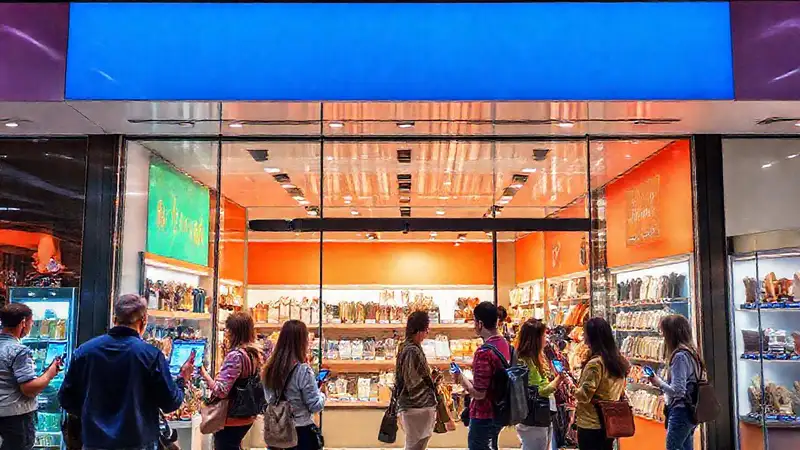 Una tienda online exitosa atrae clientes felices