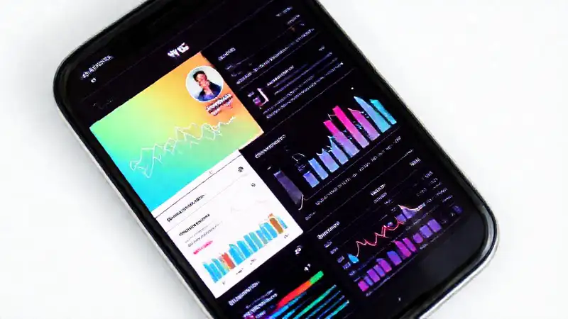 TikTok: pantalla vibrante, datos y tendencias