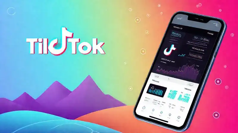 TikTok rastrea datos en pantalla digital