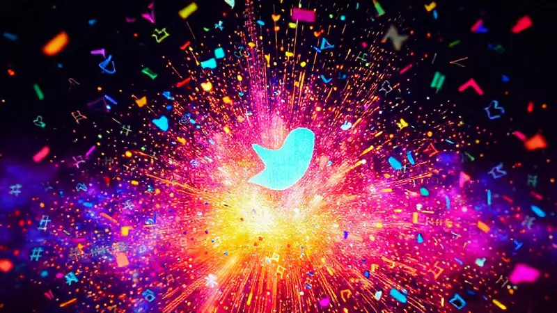 Redes sociales vibrantes y atractivas brillan
