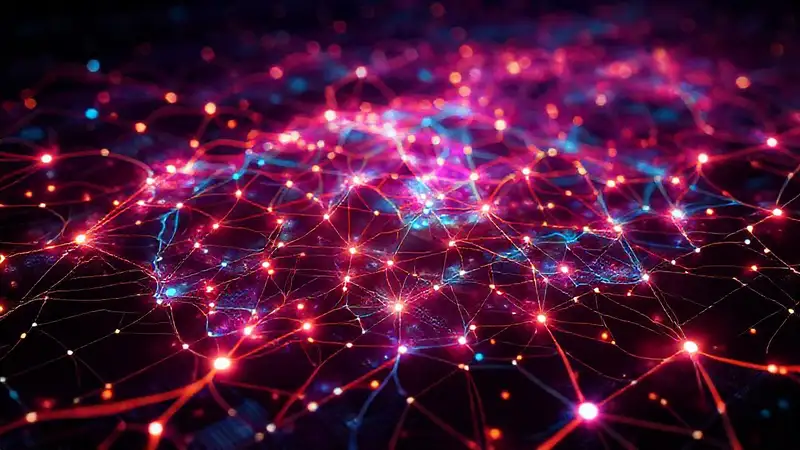 Redes neuronales abstractas brillan digitalmente