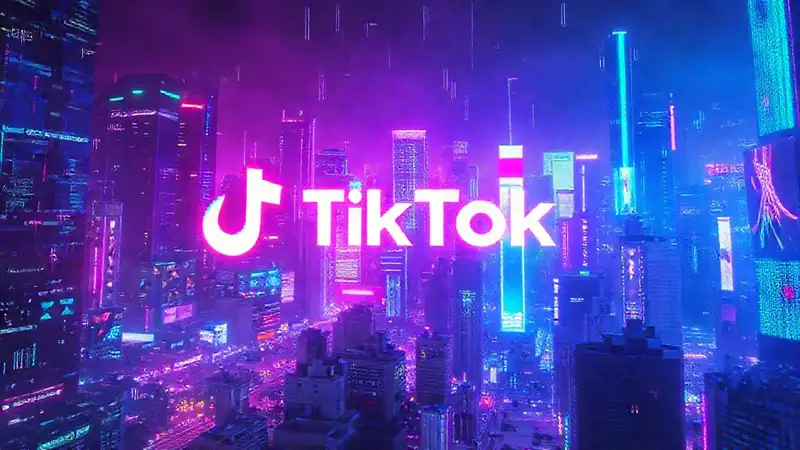 Tecnología urbana futurista e intensa