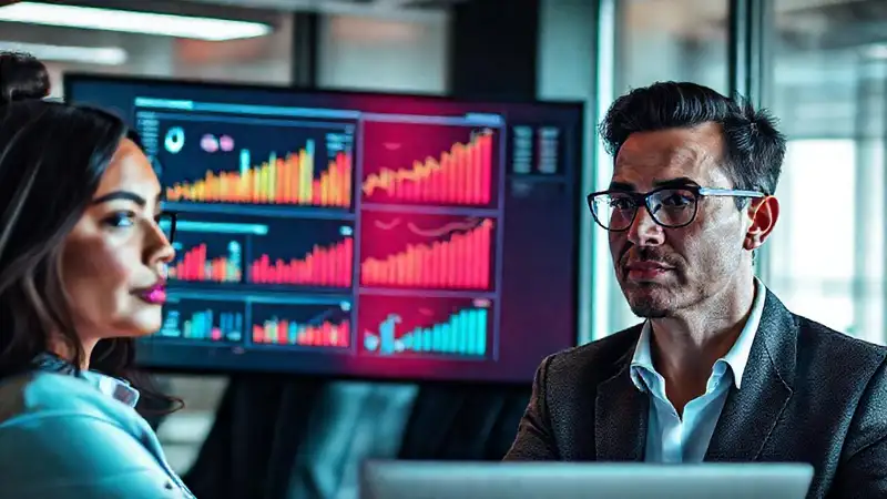 Profesionales analizan datos para el éxito