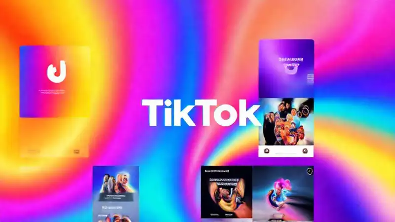 TikTok: diseño colorido y moderno