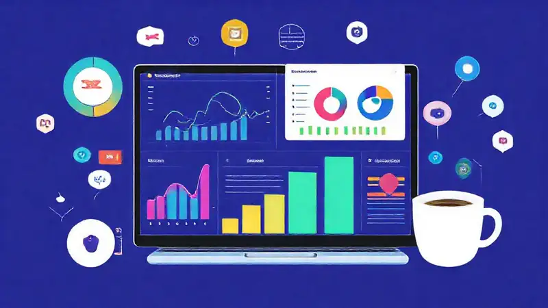 Panel digital muestra marketing moderno y creativo