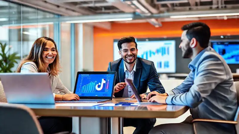 Reunión profesional, datos y optimismo digital