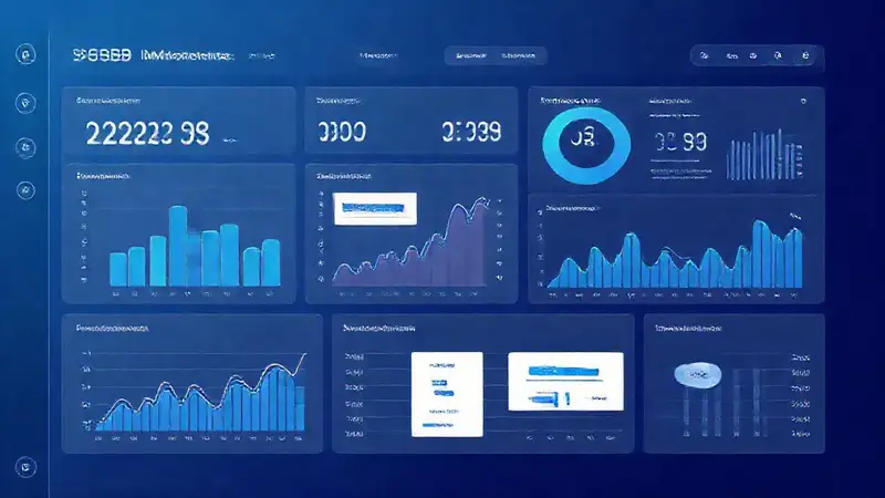 Panel B2B visualiza datos de marketing profesional