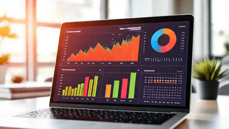 Marketing digital visualiza el éxito financiero