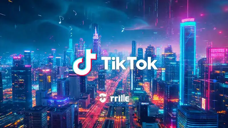Ciudad futurista digital, música y análisis