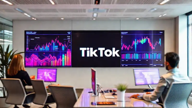 Oficina moderna y tendencias digitales vibrantes