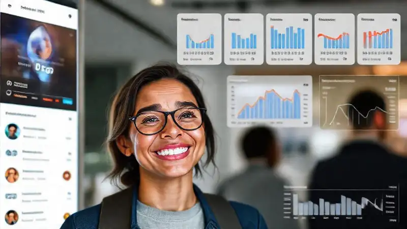 Interfaz digital alegre y diversa genera confianza
