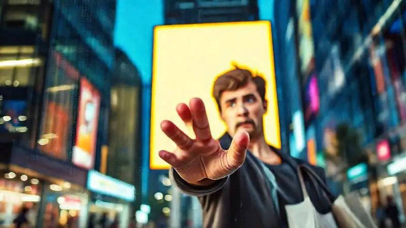 El escaparate luminoso confunde al comprador