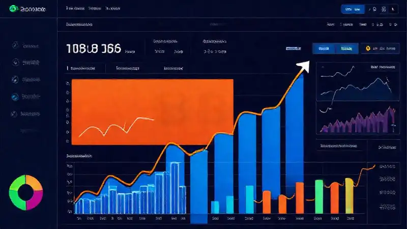 Un panel de análisis muestra crecimiento digital