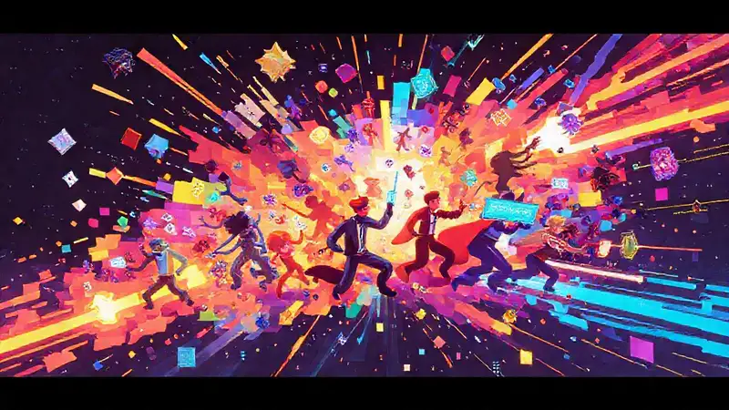 Arte pixelado futurista