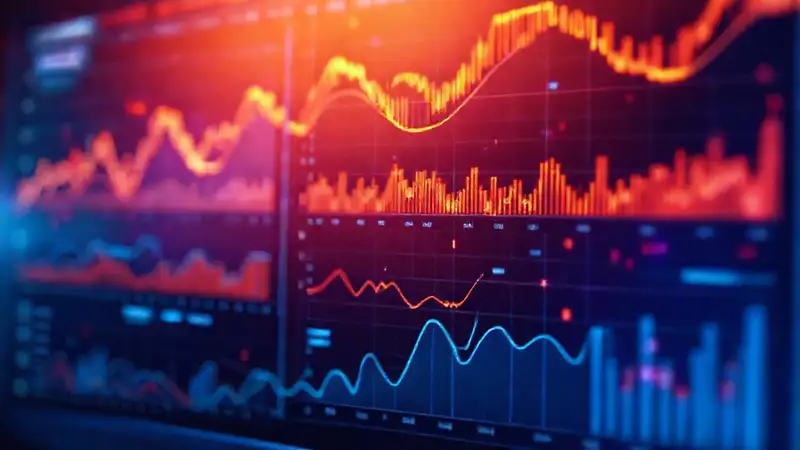 Visualización de datos moderna y vibrante