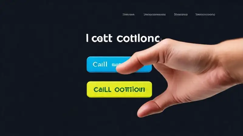 Botones digitales invitan a la acción