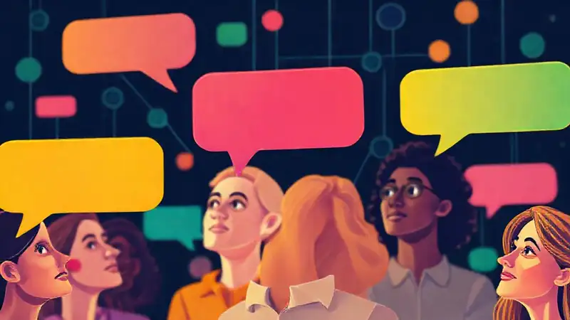 Una conversación digital vibrante e interactiva