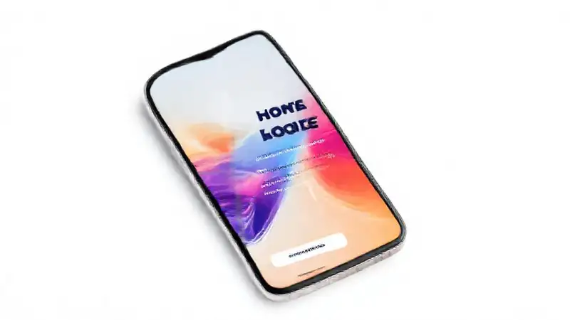 Mockup móvil llamativo y moderno