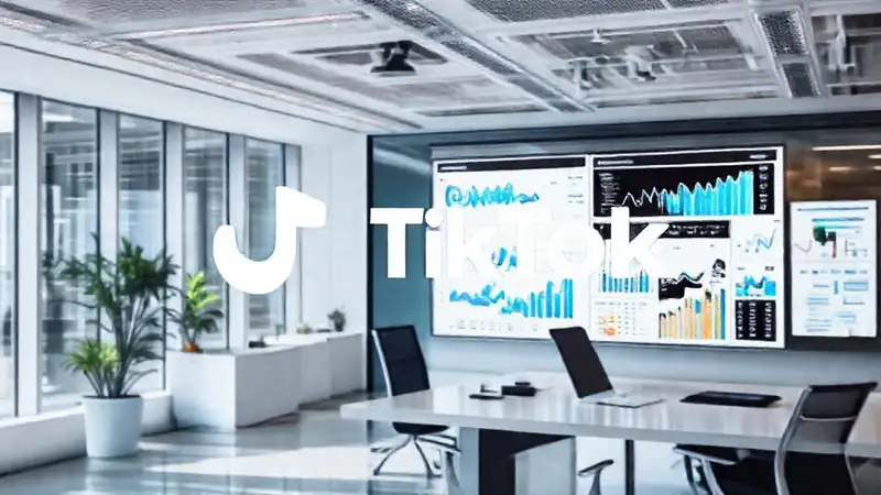Oficina moderna visualiza datos B2B dinámicamente