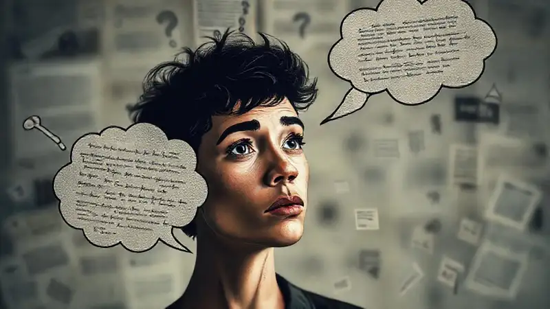 La mente explora ideas complejas y ambiguas