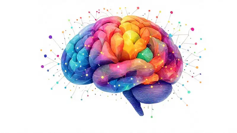 Un cerebro moderno y sereno se ilumina