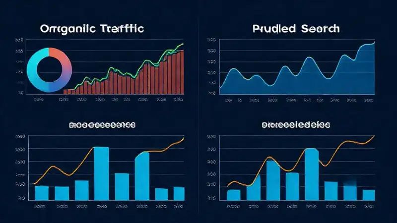 Gráficos digitales comparan estrategias de marketing