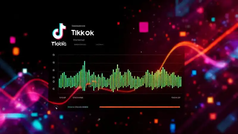 TikTok presenta una interfaz digital vibrante y dinámica
