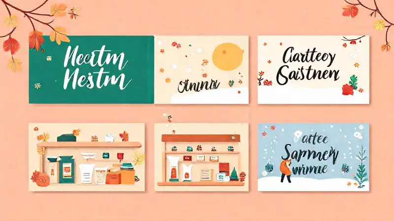 Campañas publicitarias vibrantes y festivas evocan estaciones
