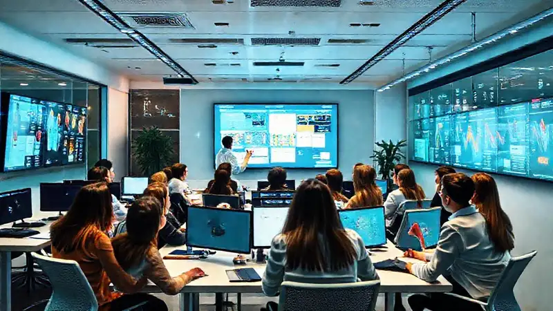 Un espacio de trabajo moderno colaborativo