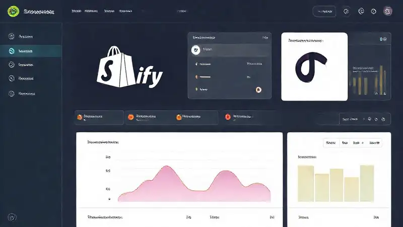 Un panel de comercio electrónico digital profesional