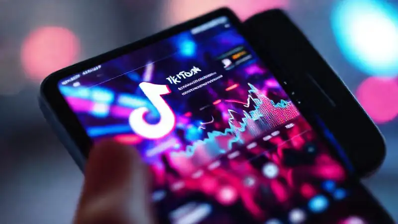 TikTok es una pantalla vibrante y dinámica