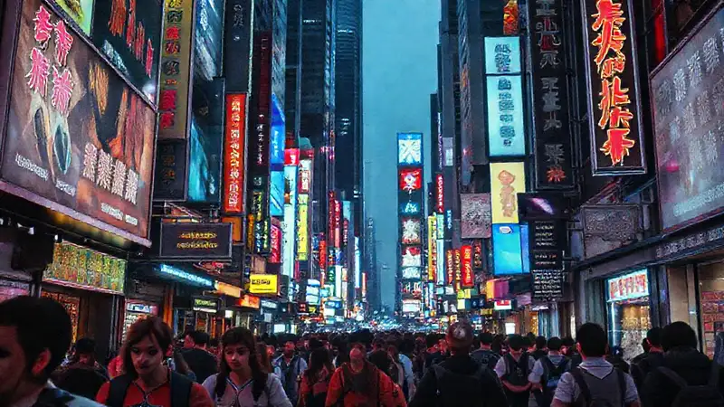 La ciudad bulliciosa invade con caos digital