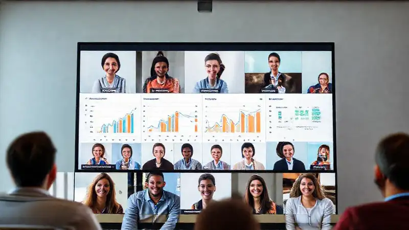 Webinar digital informativo y atractivo
