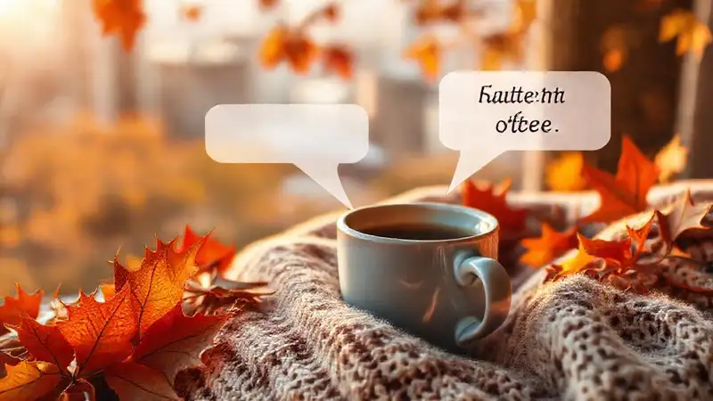 Otoño cálido, acogedor y texturizado