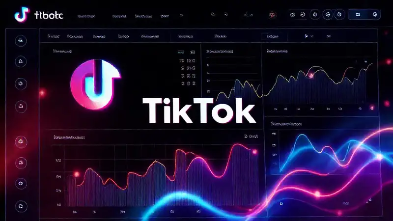 Panel de análisis digital, vibrante y moderno